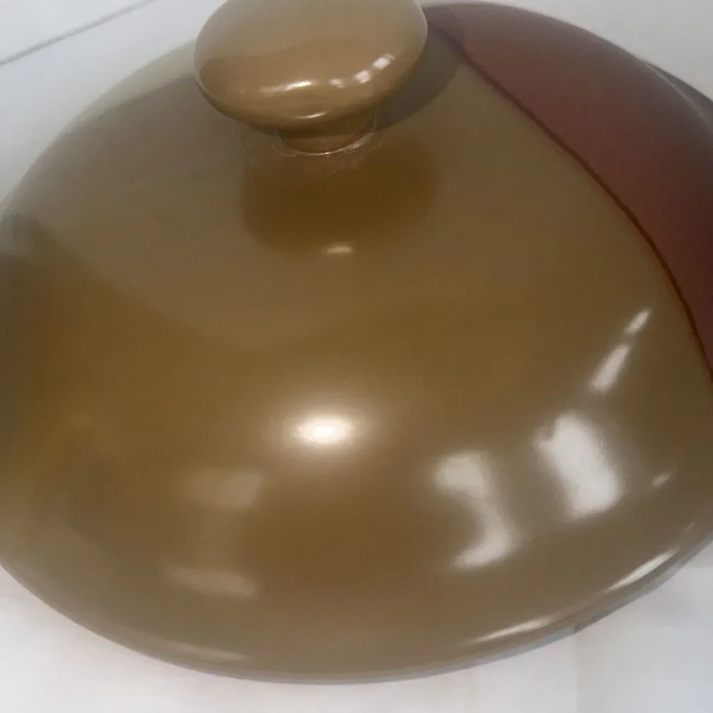 Sango Gold Dust Sienna 5039 2.5 Qt Round Covered Casserole with Lid Discontinued